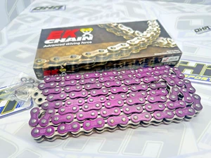 EK 520 SRX2 SRX Motorcycle Bike Heavy Duty X-Ring Drive Chain 120 Links - PURPLE - Picture 1 of 1