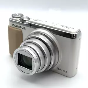 Olympus Digital Camera Stylus SH-60 White Used From Japan - Picture 1 of 10