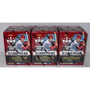 (4) 2020 Panini Diamond Kings Baseball Blaster Boxes ~ 4 Box Lot ~ MLB Cards - Picture 1 of 11