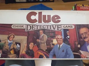 VINTAGE Clue 1986 COMPLETE Classic Detective Board Game Parker Brothers No Dice - Picture 1 of 9