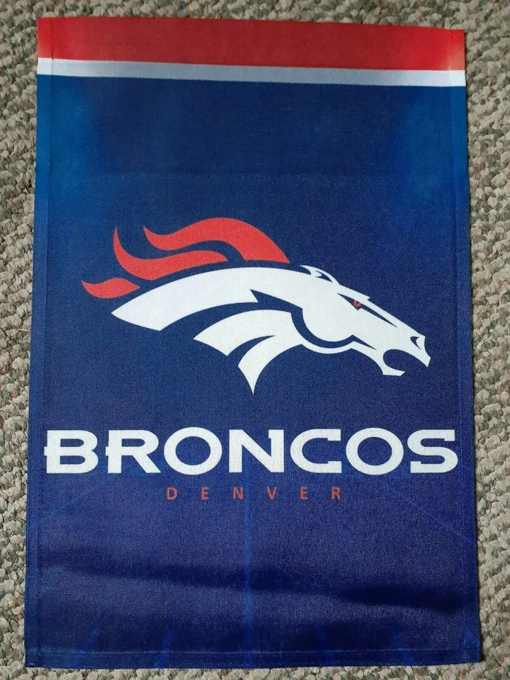 Denver Broncos Garden Flag12.5x18  Officially Licensed Open Box New  - Image 1 of 1