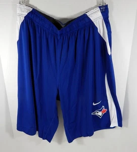 New Men's Toronto Blue Jays Player Game Issued Dri-Fit Training Shorts Nike 2XL - Picture 1 of 9
