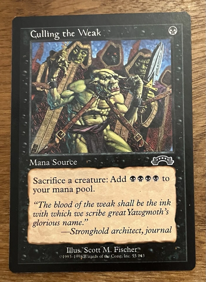 Culling the Weak  Exodus x1 NM MTG - English - Image 1 of 2