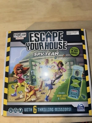 ESCAPE ROOM Spy Team Fun Strategy Family Edition BOARD GAME Escape Your House - Image 1 of 4