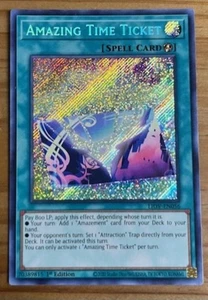 Amazing Time Ticket Secret Rare #LIOV-DE056 - Bild 1 von 1