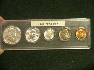1950 Very Choice  BU Philadelphia Mint Year Set             50P22 - Picture 1 of 7