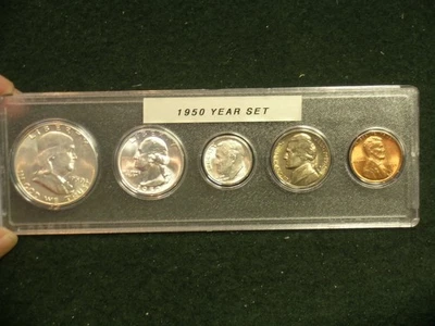 1950 Very Choice  BU Philadelphia Mint Year Set             50P22 - Image 1 of 4