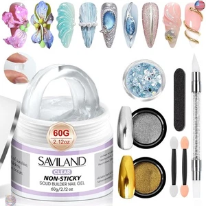 SAVILAND Solid Builder Nail Gel - 60g Large Capacity 3D Nail Gels Sculpting Gel - Picture 1 of 7