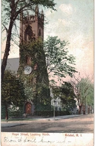 Bristol Hope Street Looking North 1910 RI - Picture 1 of 2