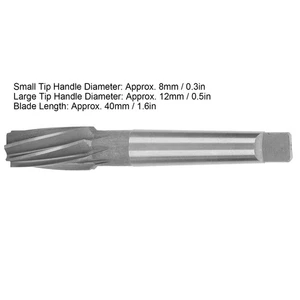 Machine Reamer High Speed Steel Taper Shank Spiral Cutting Tools 24.5 X 55 X HLF - Picture 1 of 12