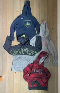 Under Armor Nike Adidas Hoodie Lot Youth Medium - Picture 1 of 8