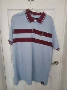 West Ham United 125 years Polo Shirt UK Large - Picture 1 of 8