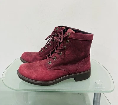Botas impermeables de cuero originales Kodiak Canadá para mujer talla 8 rojas de Estados Unidos Foto 1 de 4