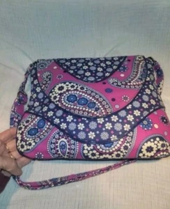 Vera Bradley Quilted 2 Pc Set Boysenberry NWOT crossbody & Wallet Lightweight - Picture 1 of 10