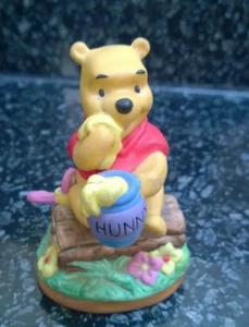 Disney Winnie The Pooh Bear Ceramic Porcelain Figure Disneyana Vintage - Picture 1 of 5