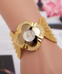 Lady Diamond Bracelet Watch Mirror Luxury Quartz Watch !!! - Picture 1 of 3