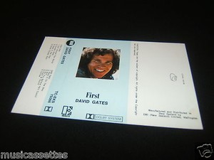 DAVID GATES FIRST NEW ZEALAND Unused Inlay Card