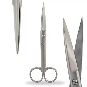 Surgical Medical Operating Scissors Straight 5.5" SHARP/SHARP German Grade - Picture 1 of 5