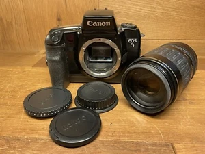 *Near Mint* Canon EOS 5 QD ( EOS A2 A2E ) Film Camera EF 100-300mm F/4.5-5.6 USM - Picture 1 of 17
