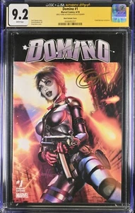 Domino #1 CGC 9.2 SS JSA Greg Horn Variant Cover Edition Signed ComicXposure - Picture 1 of 2