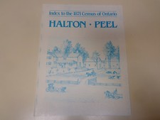 Halton Peel County – Index to the 1871 Census of Ontario Genealogy Reference