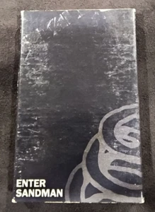 Metallica Enter Sandman Cassette Single - Black Case - Tested - Picture 1 of 6