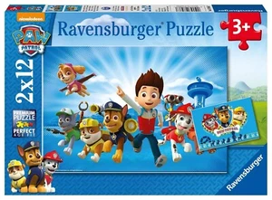 NEW & SEALED Ravensburger 07586 Paw Patrol 2x12 Pc Jigsaw Puzzles USA SELLER - Picture 1 of 9