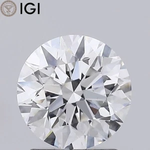 IGI Certified Round Cut E Color VS1 Clarity 1.40 CT. CVD Lab Grown Loose Diamond - Picture 1 of 10