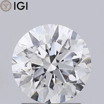 IGI Certified Round Cut E Color VS1 Clarity 1.40 CT. CVD Lab Grown Loose Diamond - Image 1 of 4