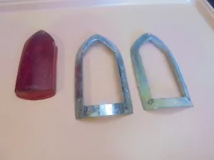 Vintage 1950-1952 Dodge Coronet Taillight Bezels and one lens Dodal 1340352 & 51 - Picture 1 of 8