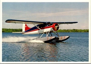 AIRPLANE Going to FLY IN Fishing Outpost Camp ONTARIO, Canada 4x6 Postcard - Picture 1 of 2