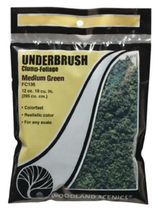 Woodland Scenics Underbrush Clump Foliage-Medium Green(18") WOO136 - Picture 1 of 3