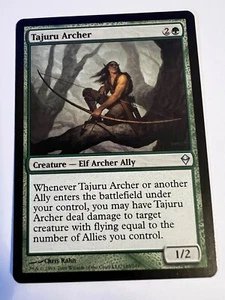 MTG Magic The Gathering Zendikar Tajuru Archer Uncommon LP - Picture 1 of 2