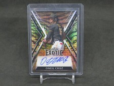 2023 LEAF EXOTIC BASEBALL ONEIL CRUZ TIGER MOJO AUTO /9 PITTSBURGH PIRATES MH3