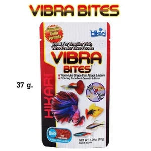 2 packs Hikari Vibra Bites BABY Very Slow Sinking Color enhancing Fish Food 37g - Picture 1 of 11