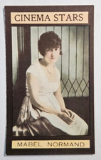 1924 Big Gun (Teofani) Cinema Stars Silent Film Large Card #3 Mabel Normand