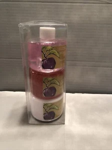 Bath Tower Gift set Fresh Plum Shower Gel, Body Scrub, Body Lotion, - Picture 1 of 8