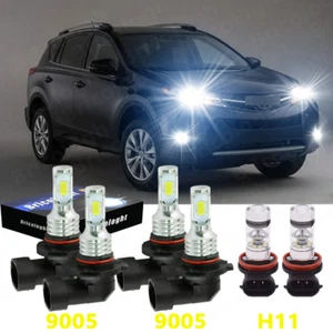 For Toyota RAV4 2013 2014 2015 LED Headlights High Low Beam Fog Lights Bulb Kit - Bild 1 von 11