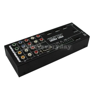 HDMI Switch 8:1 1.4 With 3D Supported HDMI Switcher 1080P With IR Remote Control - Image 1 of 4