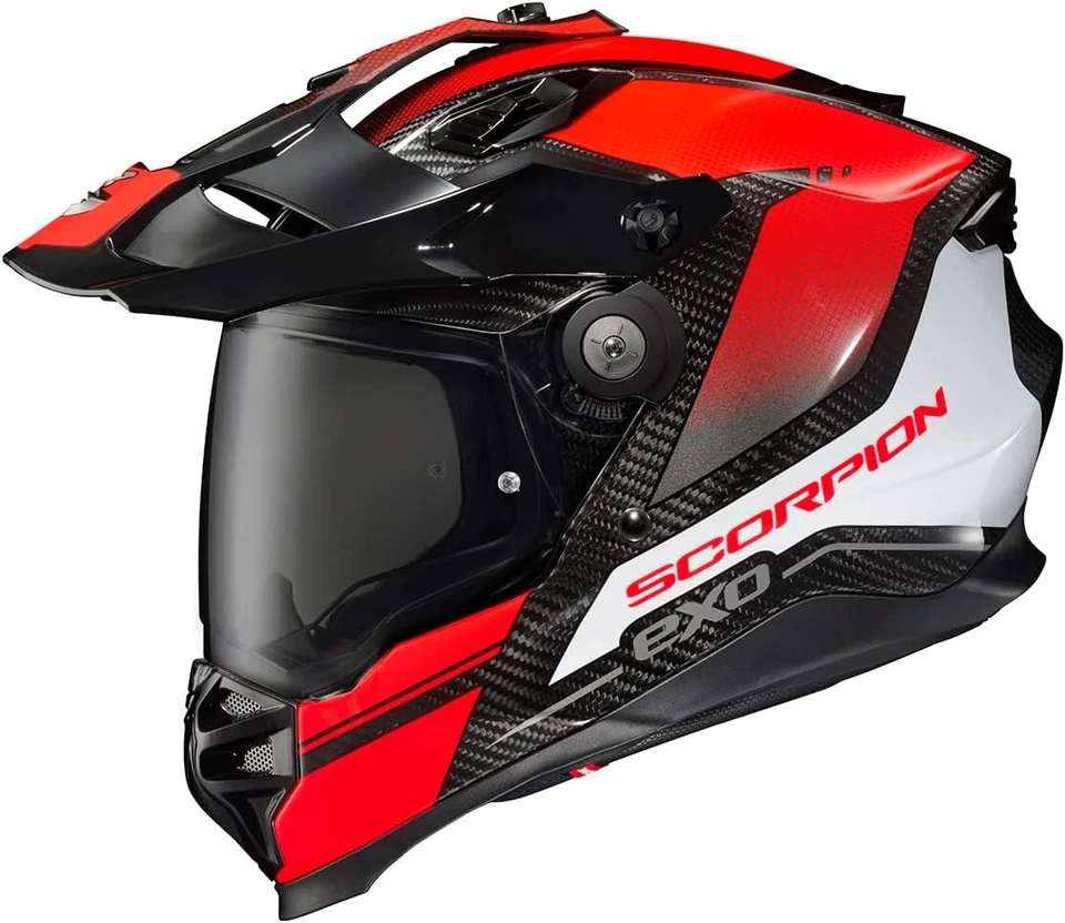 CASCO DE CARBONO SCORPION EXO XT9000 TRAILHEAD Gráfico Rojo - SM - XT9-1033 Foto 1 de 2
