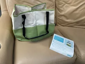 Large Canvas Open Tote Bag ~ Outside Pockets ~ 15”x 9”x 11” ~ Multi-Use ~ New - Picture 1 of 14
