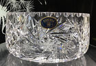 Bohemia Crystal Fruit/trifle Bowl, Pinwheel “symphony” Collection With Sticker!