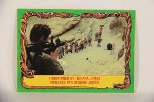Raiders Of The Lost Ark 1981 Card #78 Threatened By Indiana Jones FR-ENG L018004 - Picture 1 of 2