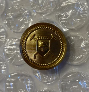 Ralph Lauren Polo Mallet Cap Blazer Brass Button Cuff Sleeve 5/8" 2 Pc Waterbury - Picture 1 of 2