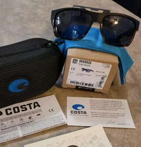 🔥🕶✅ Neu Costa Del Mar HFM 181 OGP Half Moon Grau Polarisiert 580P Sonnenbrille - Bild 1 von 12