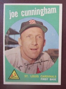 1959 Topps Joe Cunningham (St Louis Cardinals) #285 EX