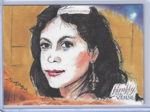 2015 Firefly: The Verse Sketch Card Inara by John Sloboda 1/1 JSC - Picture 1 of 2
