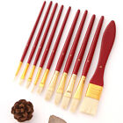  PaintBrushes Long Handle Painting Supplies Template Natural Set