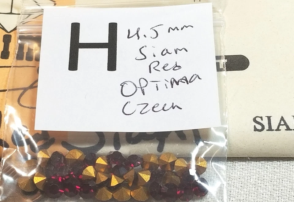 Vtg Crystal 4.5mm Rhinestone Point Back Czech Germany Jewelry Craft Repair 2011 - Image 1 of 1