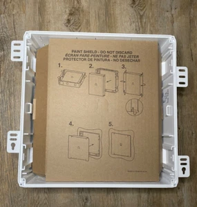 Leviton 49605-14E 14" Wireless Enclosure Only Flush Mount New NIB White Plastic - Picture 1 of 6